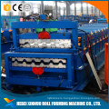 russis type double layer sheet metal steel making roofing and wall panel fabrication roll forming machine with lamination